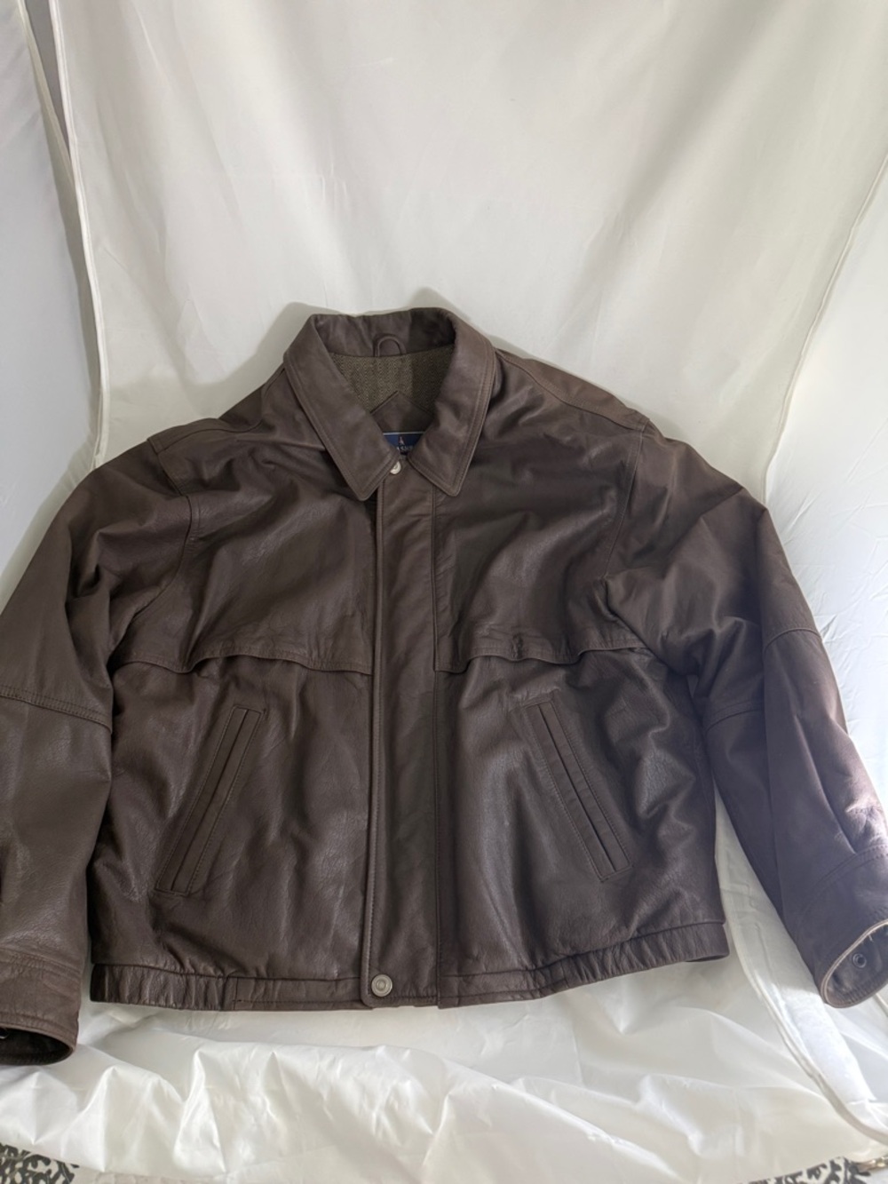 John Ashford Dark Brown Men's Bomber Jacket